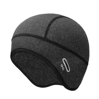 Winter Cycling Caps Windproof Thermal Skull Cap Helmet Liner Running Skiing Motocycle Riding Men MTB Bike Hat With Glasses Hole 1