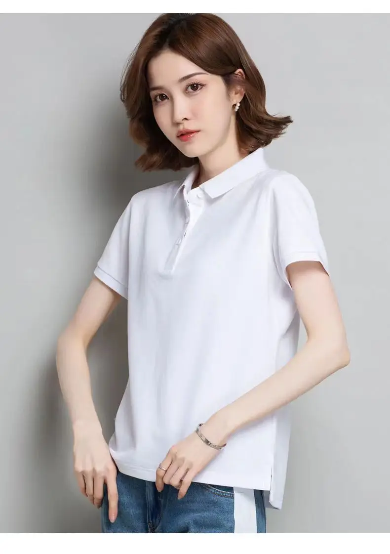 Summer MAGCOMSEN Womens Golf Tennis Shirts Lightweight Short Sleeve Summer Polo T-shirts UPF 50+Polo Collared Shirts Athlet