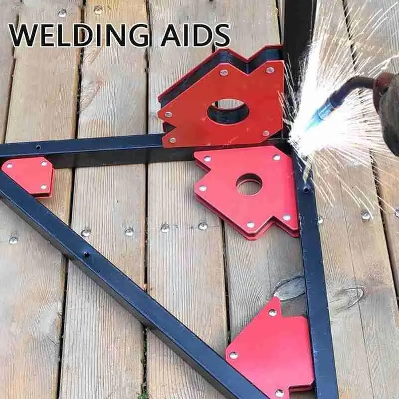 1pcs 25lbs Welding Magnetic Holder Strong Magnet 3 Power Welder Tool Soldering Locator Angle Positioner Q2s8