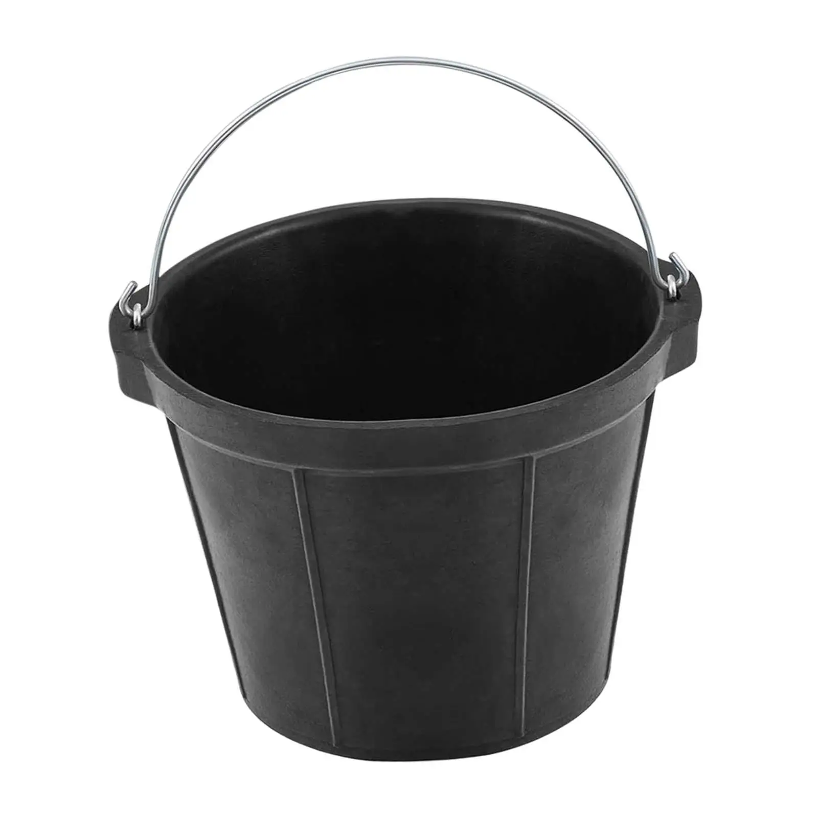 Rubber Feeder Bucket 8L Versatile Utility Horse feed Pan Horse Feeder Horse feed Bucket for Animal Feeding Goats Pig Chicken