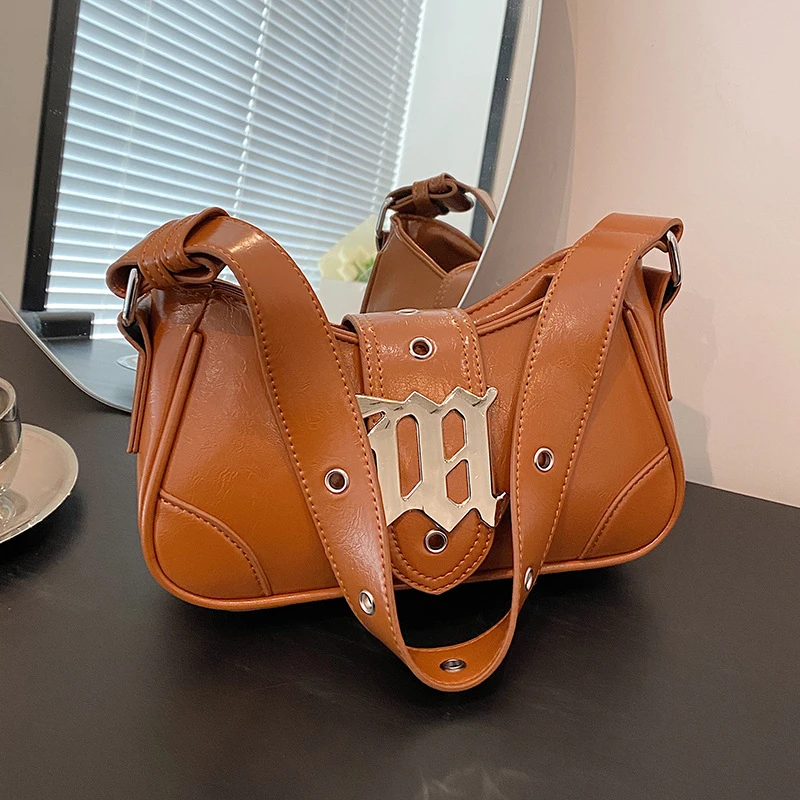 

Fashion Women's Shoulder Bags for Women Luxury Designer Handbags Purses Casual Handbag Vintage Female Solid Crossbody Bag