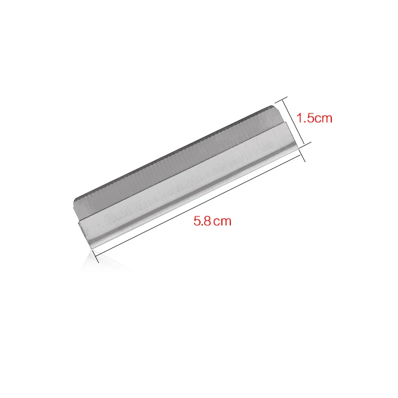 Eyebrow Trimmer Blades Eyebrow Cutter Equipment Super Feather Cut Special Platinum Coated Edge Razor Blades 10pcs/pack