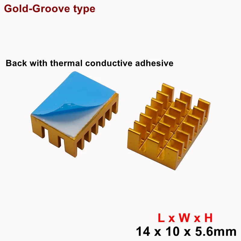 10-Pack Aluminum Heatsink Radiators for Enhanced Heat Dissipation