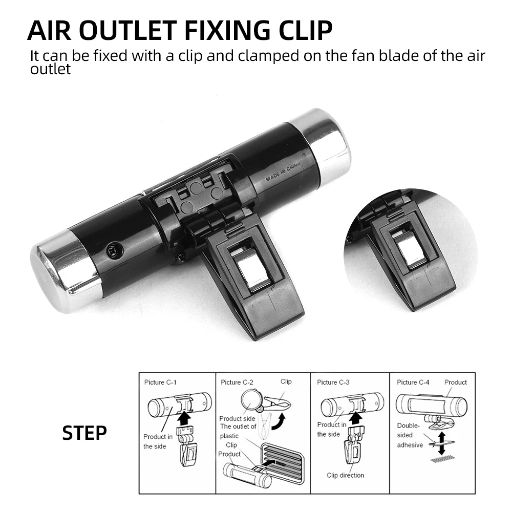 See7f8c34bb5445b5a5fd475fbeb3a8e1m Portable 2 in 1 Car Digital LCD Clock/Temperature Display Electronic Clock Thermometer Car Digital Time Clock Car Accessory Mallzona