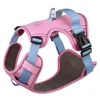 Mesh Breathable Dog Harness Nylon Reflective Dog Harnesses Vest Durable Pet Training Vest Adjustable for Small Medium Large Dogs 2