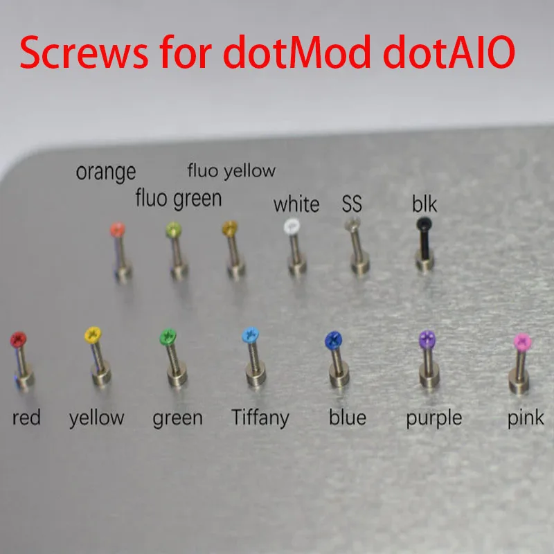 MK MODS splatter Replacement Screw Set Kit for Billet / SXK BB Cthulhu Aio atom dotMod dotAIO Monarchy MOBB M2 3 Repair tool kit