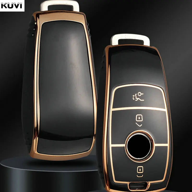TPU Car Remote Key Case Cover Shell Fob for Mercedes Benz A B C E S Class W204 W205 W212 W213 W176 GLC CLA AMG W177 X167