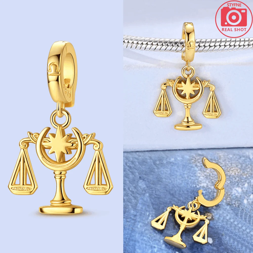 Elegant 925 Sterling Silver Alphabet Charms - Personalized DIY Jewelry Gift