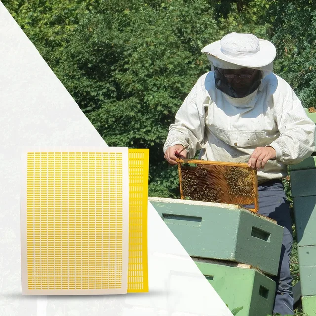 1Db Műanyag Méh Ház Kaptárkeret -Izoláló Tábla Méhészet Méhkék Queen Rács Apikultúra Méhkas Király Elszigetelő Eszköz