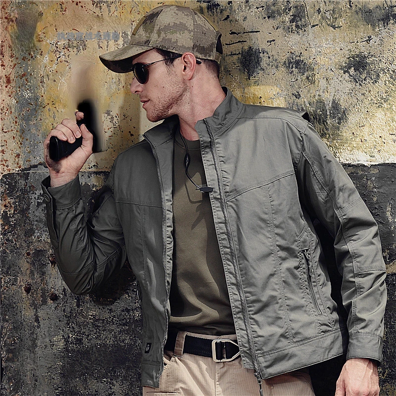 

Tactical jacket TAD combat assault suit waterproof and scratch resistant work jacket Military Clothing Outdoor Coat