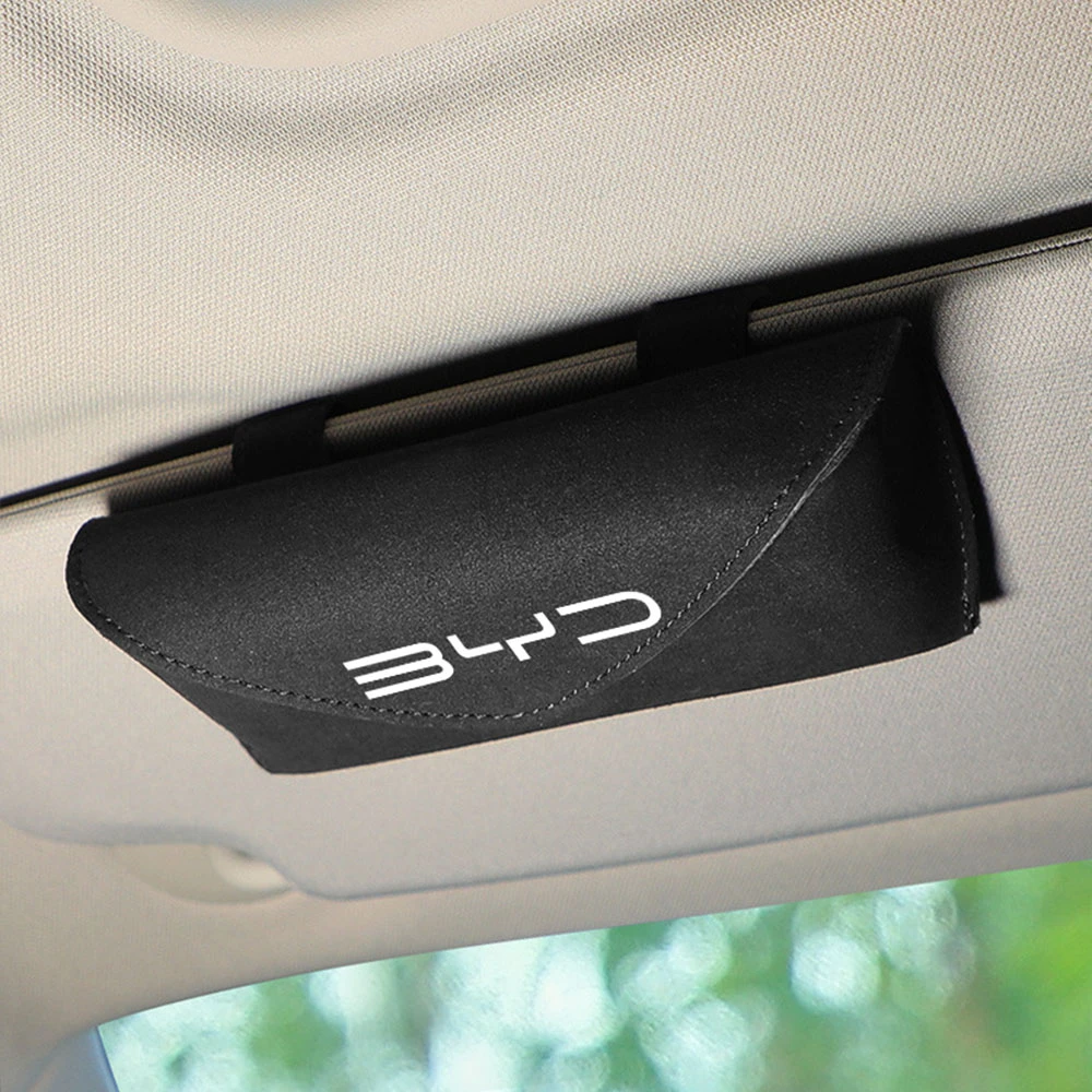 Car Glasses Holder Case Sun Visor Sunglass Box For BYD Atto 3 Act Seal