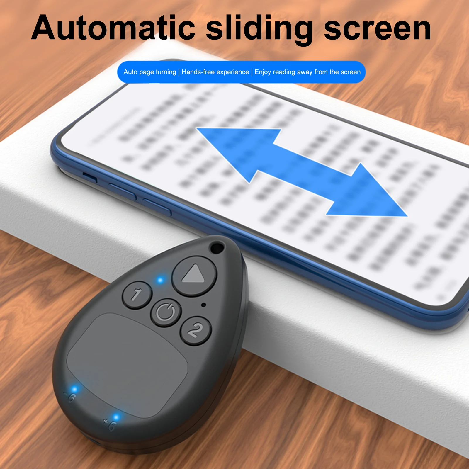 Wireless Hands-Free Auto Clicker with Adjustable Speed and Silent Operation