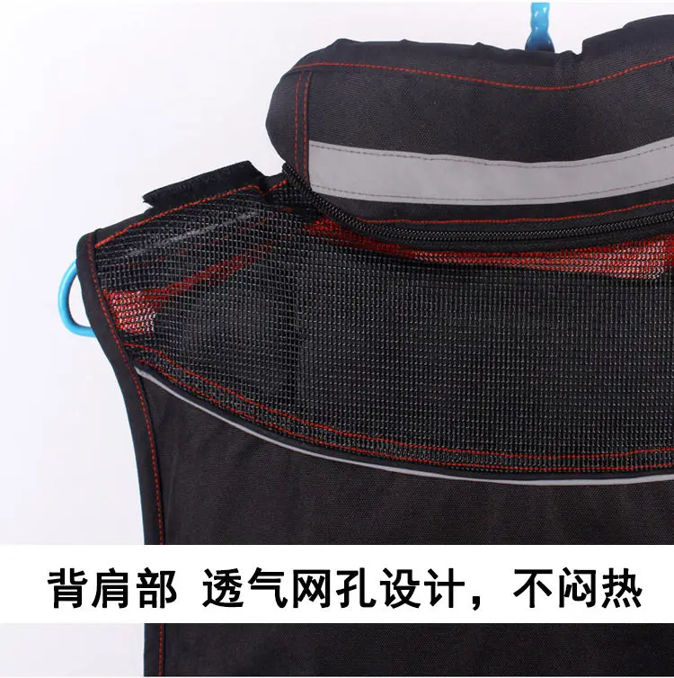 쓰리무샤 뉴씨피싱 라이프 재킷, 록피싱 조끼, 보트낚시 멀티포켓 안전 재킷, 하중 115kg