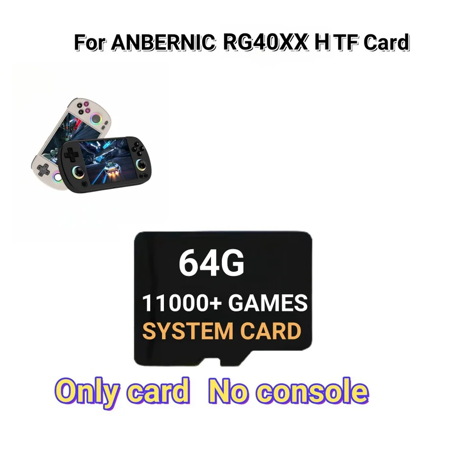 For Anbernic RG40XX H TF Card Handheld Game Console Pre-install