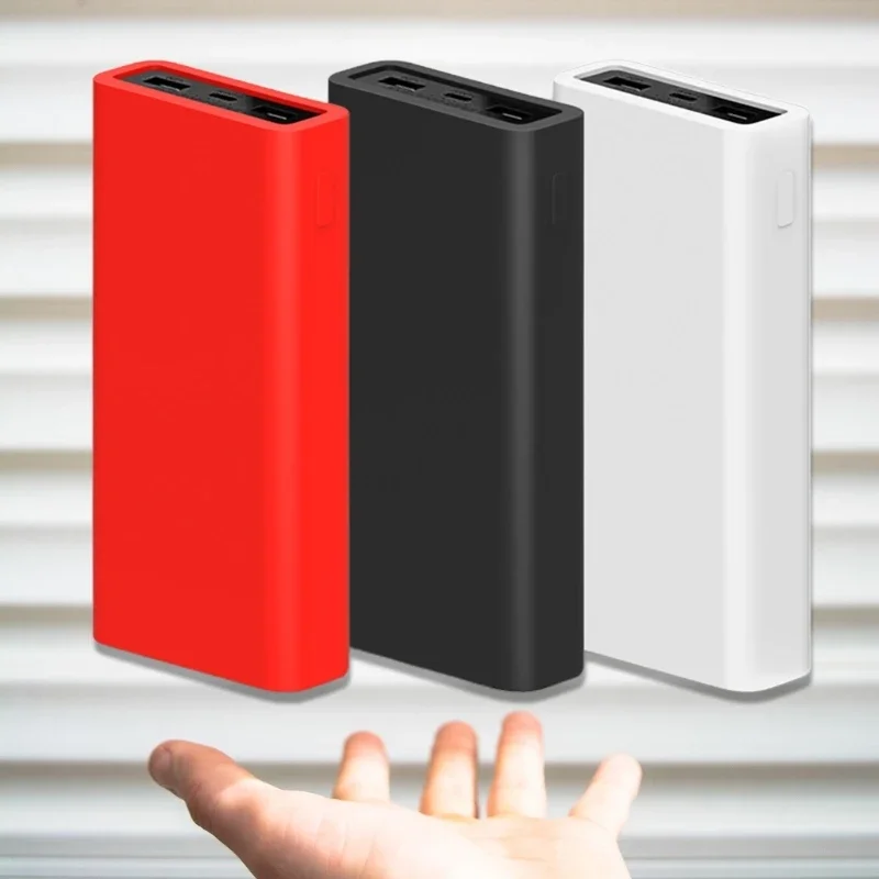 Power Bank Case Silicone Protective Sleeve for Xiaomi 20000mAh
