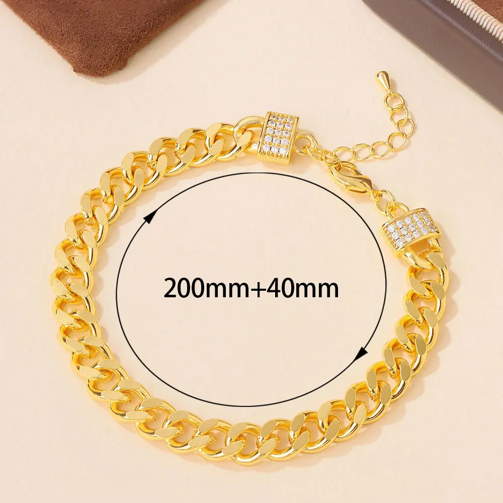Dubai Mode-Armband 21k Vergoldet Arabisch Muslimisch Elegant Exquisit Glücksbringer-Armbänder Italienischer Damenschmuck für Veranstaltungen und Partys – Detail 6