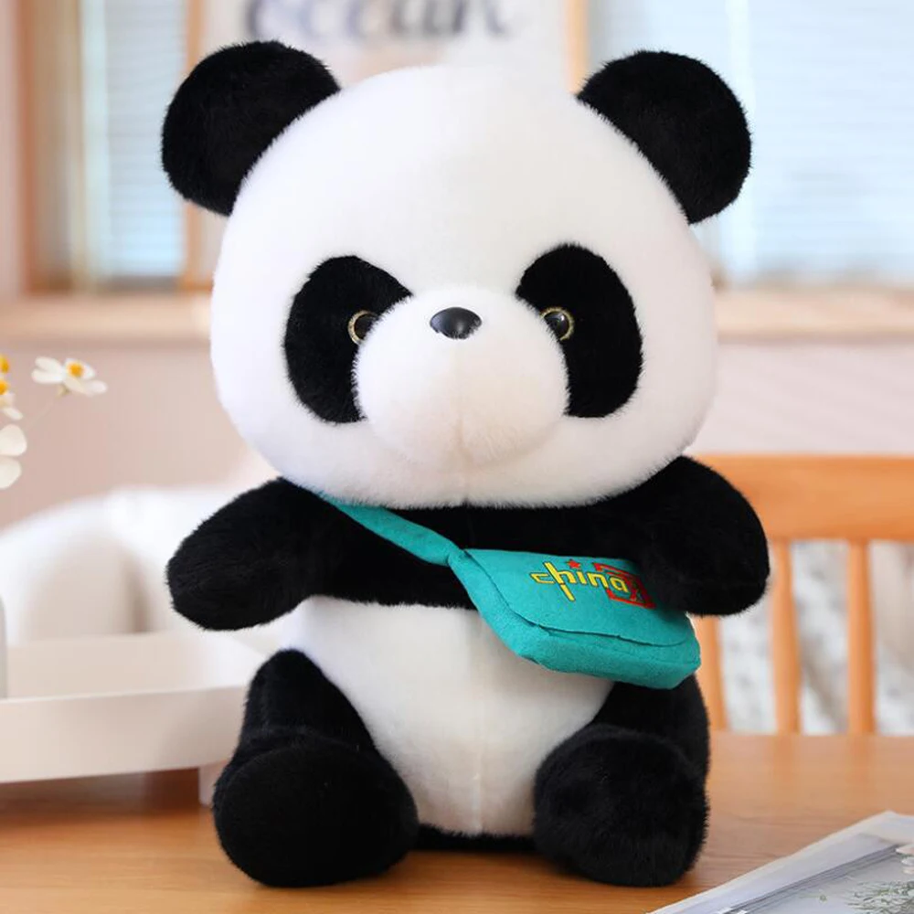 

Lovely Schoolbag Panda Stuffed Children Plush Toy