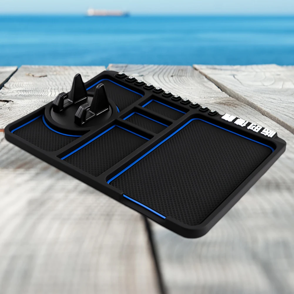 Car Dashboard Anti-Slip Mat Multifunctional Mobile Phone Holder Sticky Phone Seat Anti-Slip Pad Interior Accessories car non slip mat non slip mat car dashboard mat non slip dash mat dash adhesive holder dashboard phone holder dash phone holder