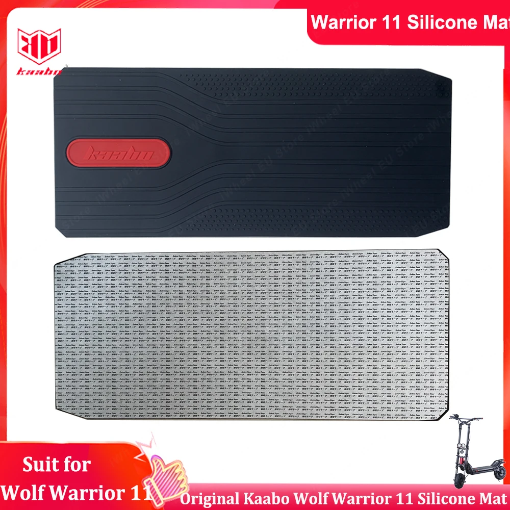 

Kaabo Wolf Warrior 11 Wolf King+ Silicone Mat Carpet Pad Foot Deck Cover Electric Scooter Spare Parts Accessories Red Black