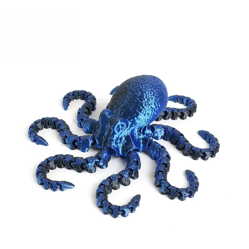 1pc 3D Printed Octopus Ornament: Creative Animal Desktop Home Model Gift 6 See80acf24d9549458634eb9a108579e9k