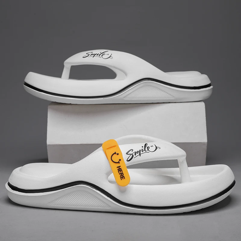 Fashion Men Slippers Flip Flops Indoor Outdoor Beach Sandals Soft Bottom Non-slip flip flops house shoes summer sandals beach shoes