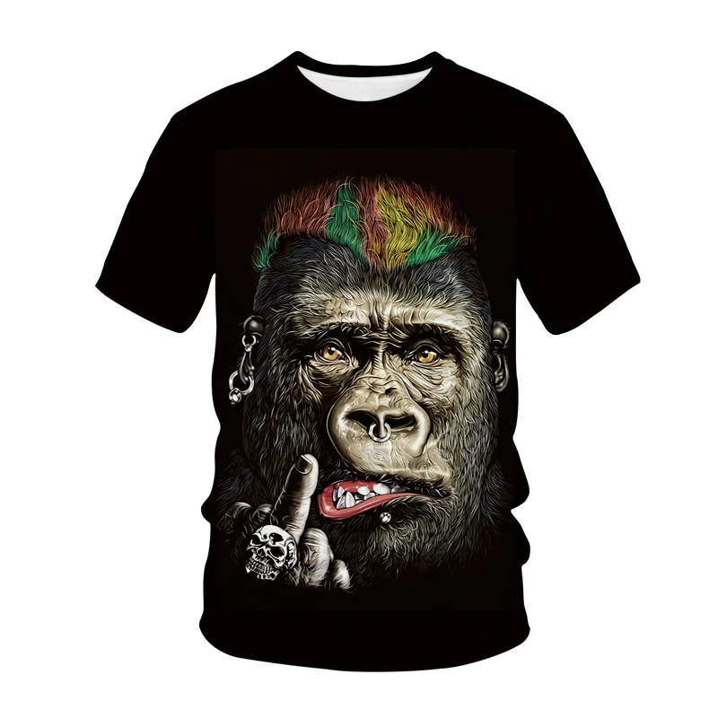 

Newest Funny T-Shirts Monkey Gorilla 3D Print Streetwear Men Women Animal Fashion T Shirt Hip Hop Tshirt Tops Kids Boys Clothing