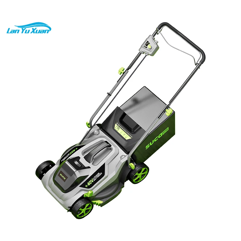 Suca Cordless Battery 40V Garden Power Tagliaerba 7 Gear Altezza Tosaerba Elettrico