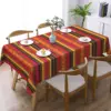 Custom Rectangular Oilproof Z Imazighen Kabyle Jewelry Table Cover Amazigh Berber Ethnic Table Cloth Tablecloth for Picnic 2