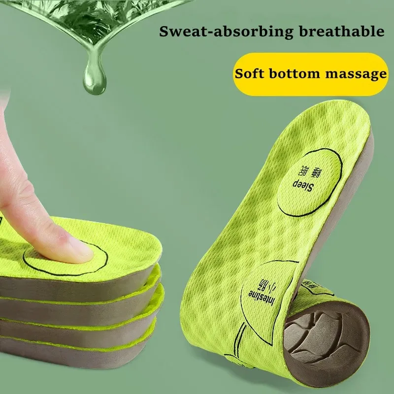 Insoles with Soft Breathable Sports Inserted into Sweat Absorbent Insoles