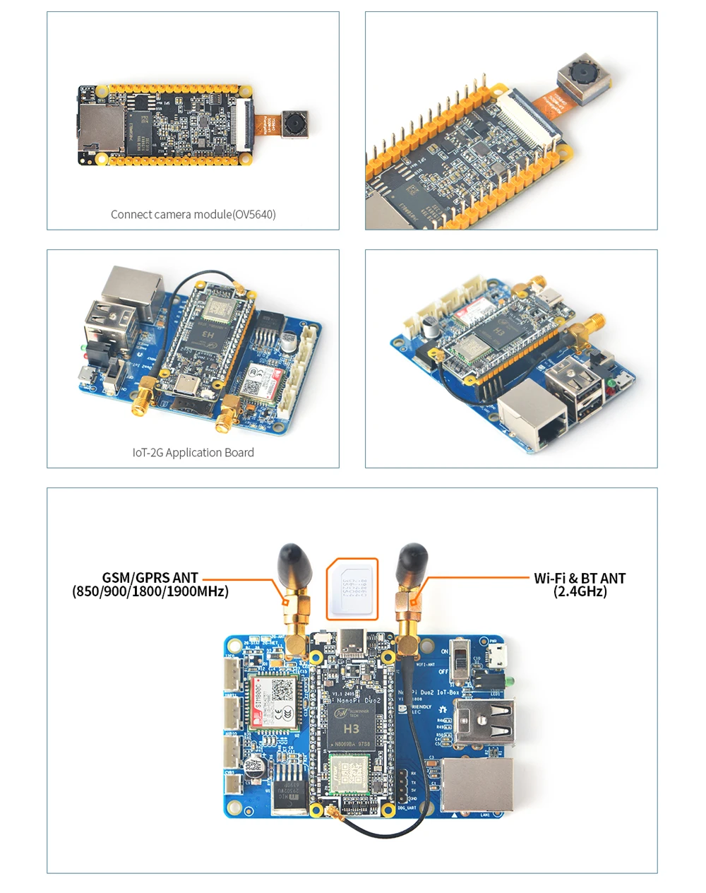 Nanopi Duo2 Allwinner H3 Quad-Core 512MB DDR3 Wifi Bluetooth Ubuntucore Iot Deve