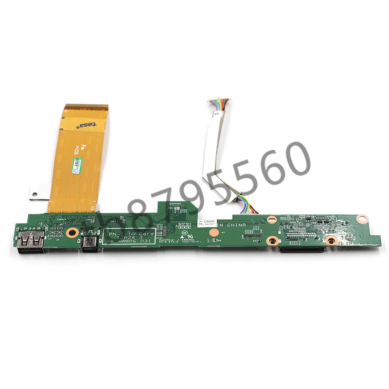 For Lenovo ThinkPad Flex 2 14 X1 Helix LPN-1 I/O W/Cable SD Card Reader Slot USB Sub Docking SIM Board DC-IN Power Connector |
