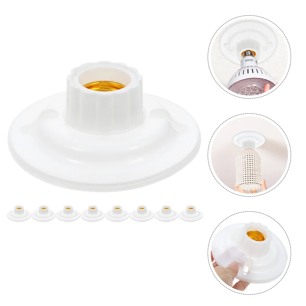 

Screw Light Bulb Sockets Holder Lamp Socket Holders Screw Light Bulb Sockets Ceiling Lamp Sockets Adapter Lamp Supply