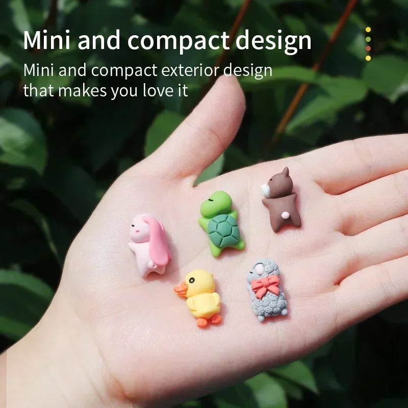 Cute Car Ornaments Car Center Console Display Screen Car Interior Decorations Little Turtle Cute Pendant Doll Girl
