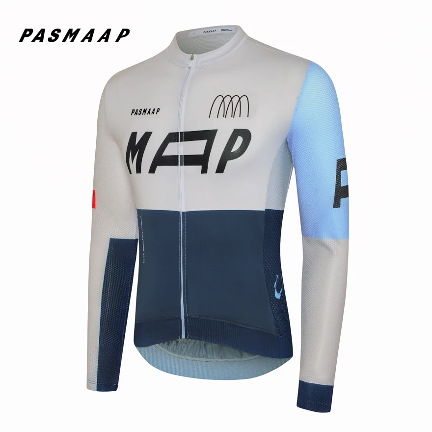 2025 PASMAAP Cycling Jersey Long Sleeve Pro Team Jersey MTB Road Bike Clothing Maillot Ciclismo Hombre Breathable Bicycle Shirts 5