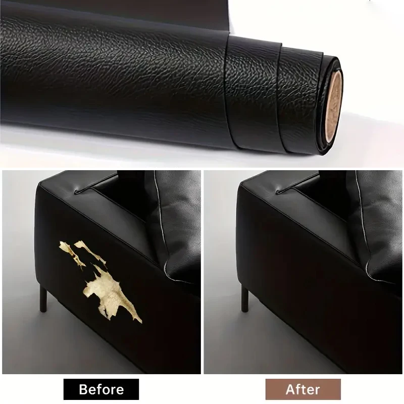 Leather Repair Tape Leather Repair Sticker Leather Patch Leather Repair Leather Repair Patch Leather Repair Material Self Adhesive Leather Sticker 200x138CM Self Adhesive Leather Sofa Repair Patch Car Seat Sofa Repairing Patches DIY Car Seat Bag Home Sheets RepairPatches