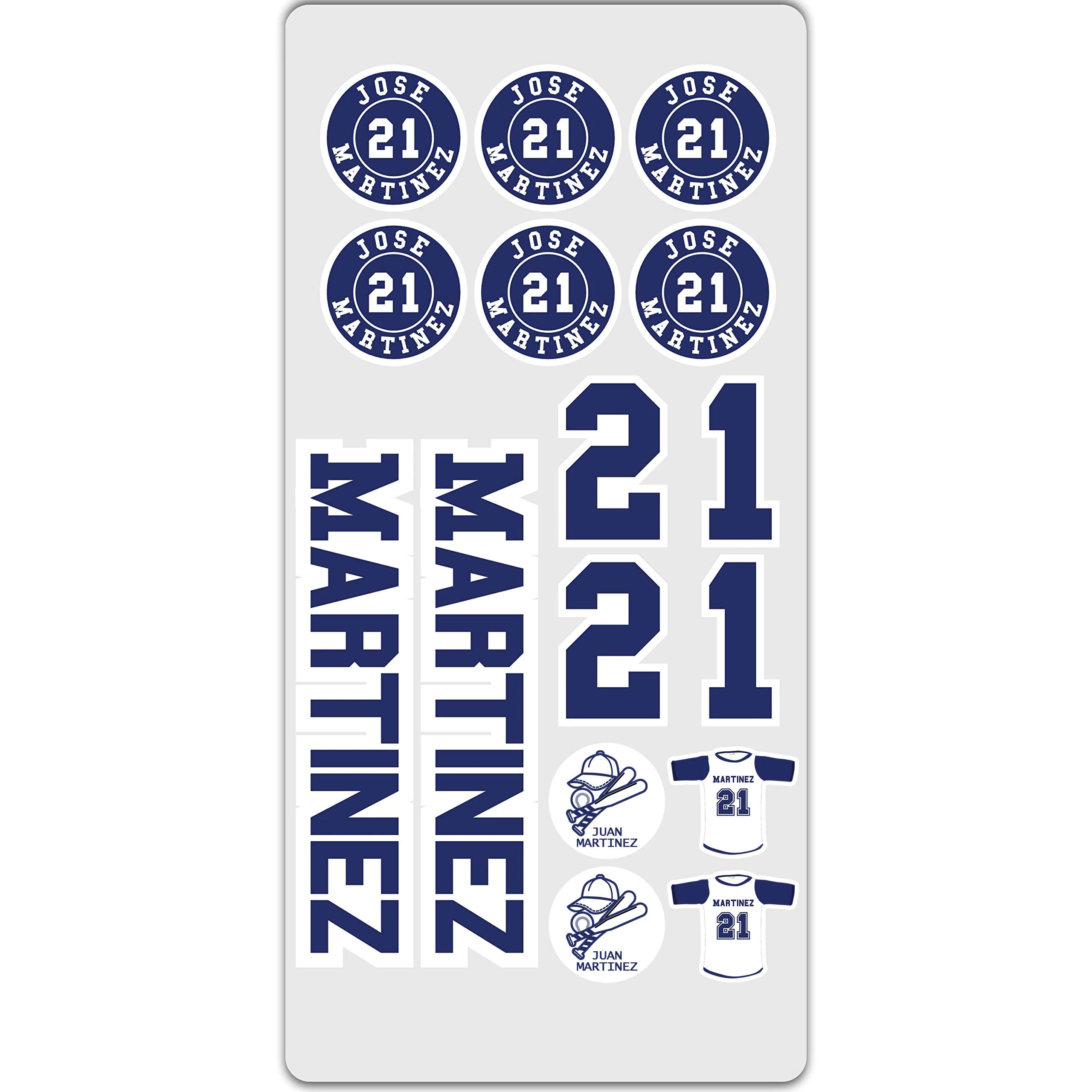 커스텀 야구 헬멧 스티커 세트, 배트, 소프트볼 배트, 헬멧, 배트 손잡이 등 개인 맞춤형 데칼