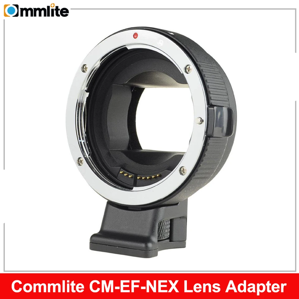 Commlite Autofokus Adapter EF-NEX für Canon EF auf Sony E-Mount in