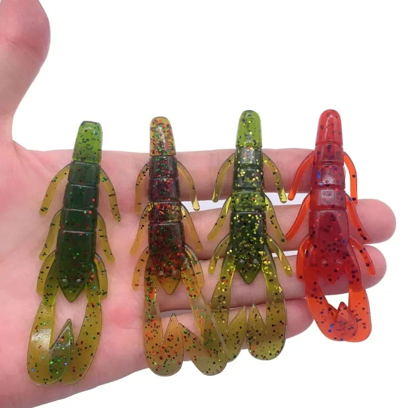 

Девять см, Luya Bionic, Мягкая приманка, самокормящаяся Приманка Креветки, Luya, мягкий червь, мягкая креветка, окунь, черная рыба