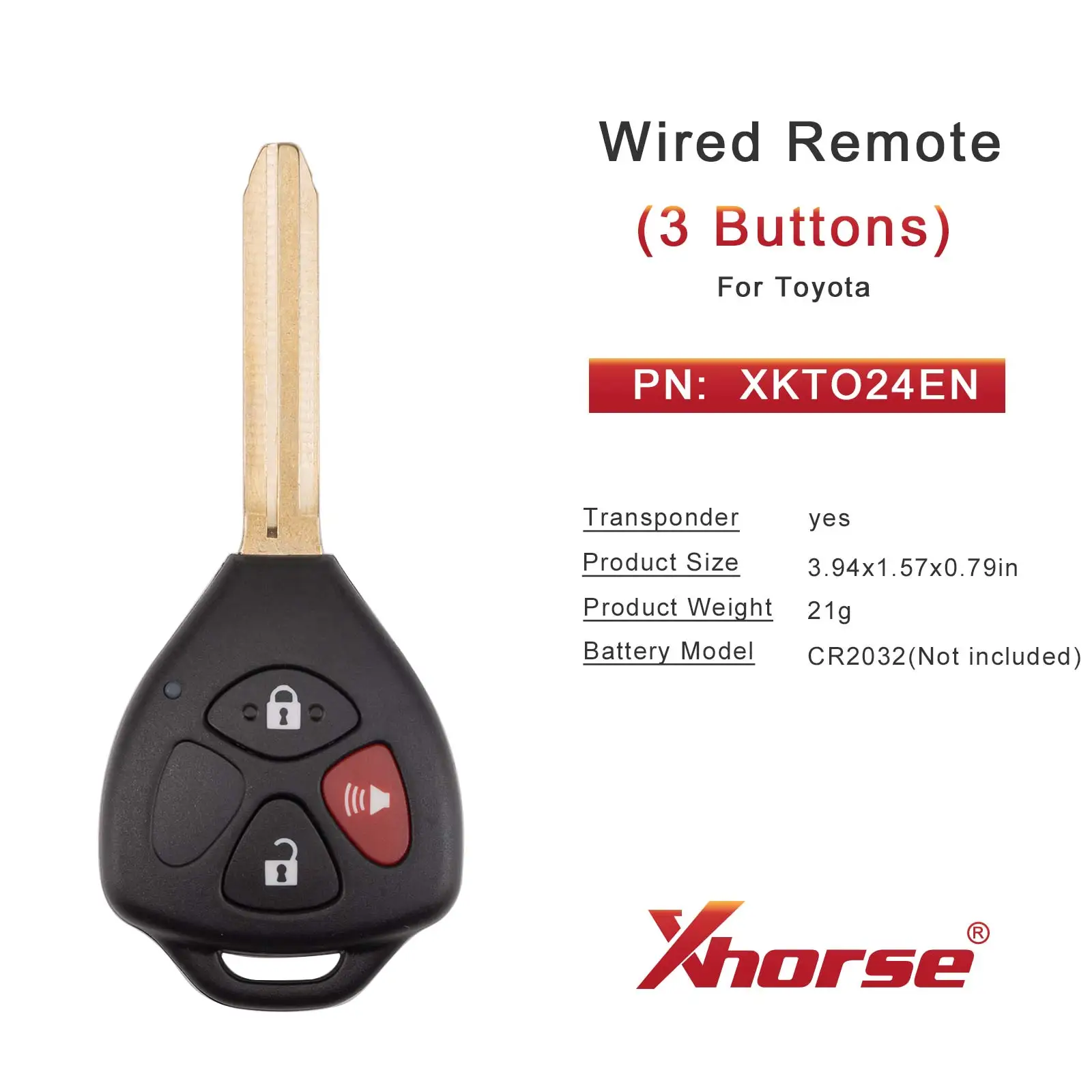 V2 Version] XHORSE XKTO24EN For Toyota Models Right 3 Buttons Triangle - Foto 11