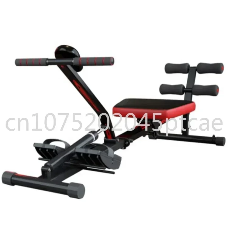 Hydraulic Cylinders Resistance Adjustable Computer Display Gym Aerobic  Kendox RowShaper Rowing Machine Rovers With Back Support