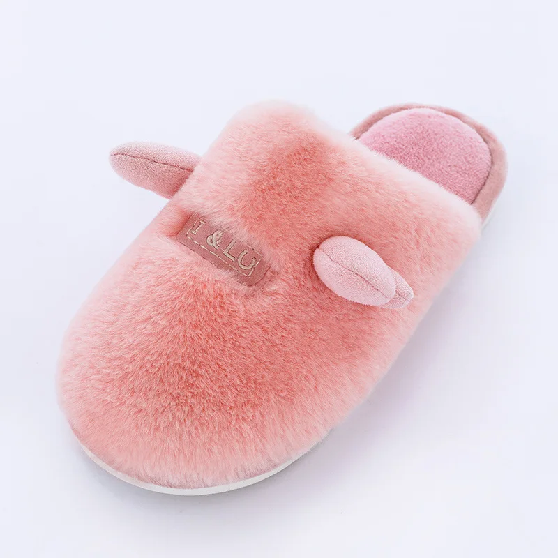 Cotton Slippers Couples Home Autumn And Winter  Antiskid Indoor Lovely Lady Home Plush 2022 New Heat Preservation Cotton Mop