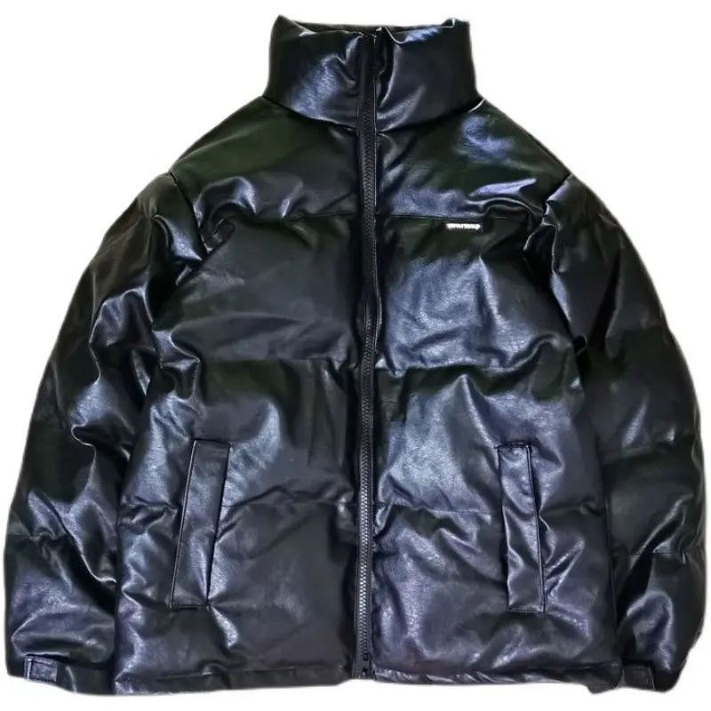 New Men's Winter Padded Parka Thicken Warm Fashion Streetwear Loose Coat Woman Couple Style Harajuku Casual Oversize Jacket 5XL