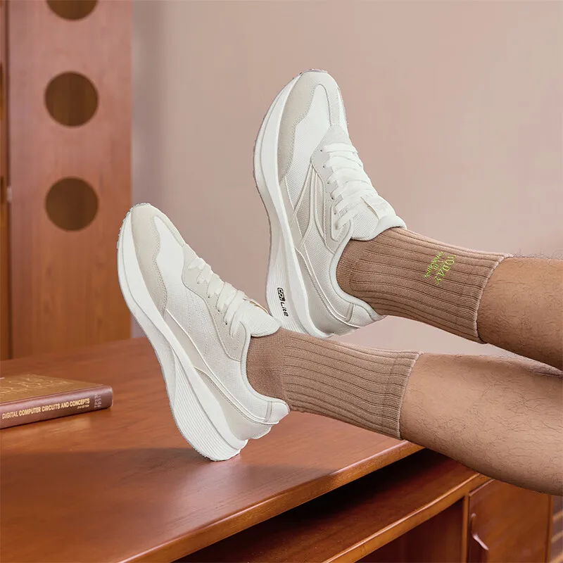 남성용 캐주얼 신발, 유연하고 부드러운 통기성, 편안한 용수철 착용 가능, 리바운드 스니커즈, 361 도, 672436703