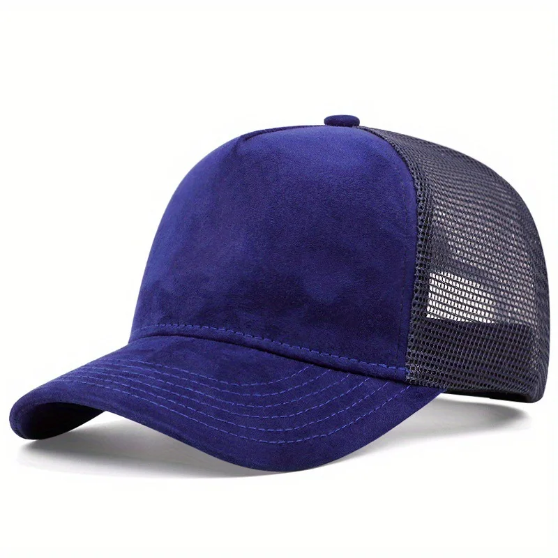 Unisex Mesh-Baseballkappe für Sommer und Outdoor-Sport, Verstellbare Trucker-Caps, Modische Gebogene Dad-Caps für Männer und Frauen, Lässiger Atmungsaktiver Sonnenhut – Detail 8