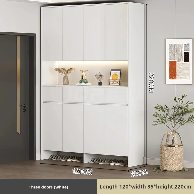 Mussi Space Saving Household Simple Storage Rack Multi-layer Door Storage Aluminum Shoe Rack Shoe Cabinet Furniture