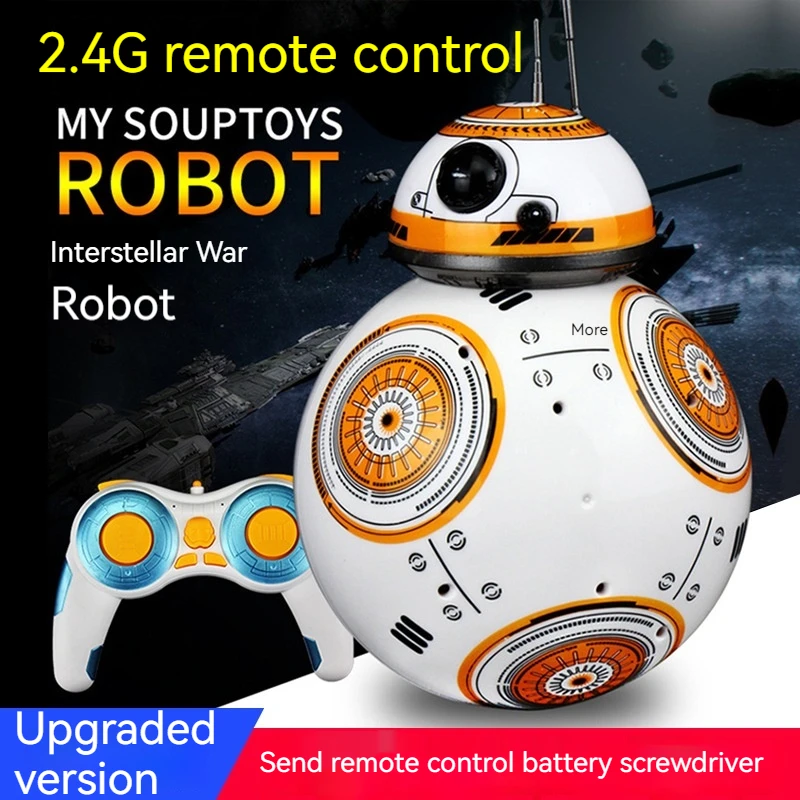 

Star Wars Bb-8 2.4g Remote Control Machine Rolling Store Ball Magnetic Levitation Awakening Training Star Wars Robot Gift