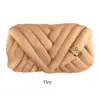 Cotton Polyester Chunky Yarn Jumbo Tubular Yarn Crocheting Tube Giant Soft Yarn Hand Knit Weight Yarn for Throw Blanket Baskets 6