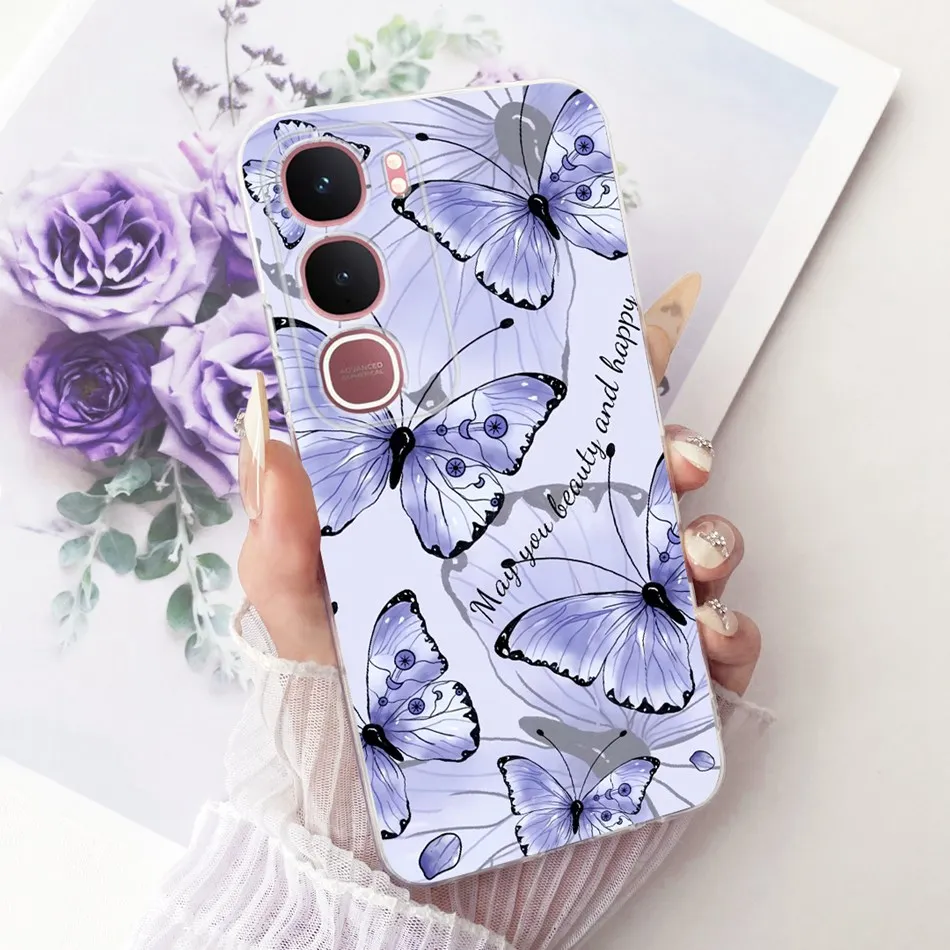 Elegant Flower Butterfly Soft Silicone Phone Case - Premium Back Cover