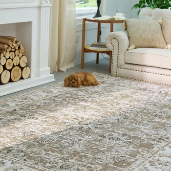 jinchan Light Retro Golden Cicada Carpet Aladdin Theme Anti-Skid for All Users-for Travel Prayer Picnic Car or Golf