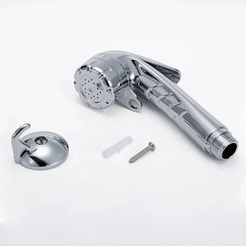 1Pc Shower Head Bidet Shower Toilet Small Nozzle With Start/stop Button Boat Camping Motorhome Shower Bathroom Accessories 6